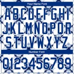 Custom Stitched Tie Dye Royal-White 3D Watercolor Shibori Style Sports Pullover Sweatshirt Hoodie - Image 4