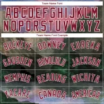 Custom White Maroon 3D Pattern Design Natural Landscape Watercolor Style Authentic Basketball Jersey - Image 3