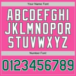 Custom Pink Kelly Green-White 3D Pattern Design Gradient Style Twinkle Star Authentic Baseball Jersey - Image 5