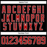 Custom Black Red-White Hockey Jersey - Image 5