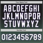 Custom Black White-Green Authentic Fade Fashion Basketball Jersey - Image 3