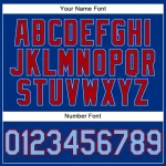 Custom Royal Light Blue-Red Performance Vapor Golf Polo Shirt - Image 5