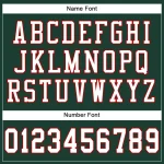 Custom Green White-Red Mesh Authentic Football Jersey - Image 4