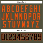 Custom Olive Black-Orange Salute To Service Hockey Jersey - Image 5