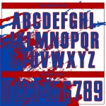 Custom White Thunder Blue-Red Abstract Fragment Art Splash Sublimation Soccer Uniform Jersey - Image 6