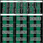 Custom Black Kelly Green-White Line Sublimation Soccer Uniform Jersey - Image 5