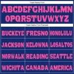 Custom Royal Pink Fleece Jogger Sweatpants - Image 2