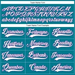 Custom Teal White-Purple Hockey Lace Neck Jersey - Image 4