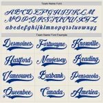 Custom Cream Royal-Red Hockey Jersey - Image 4