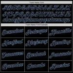 Custom Stitched White Black-Light Blue Split Fashion Sports Pullover Sweatshirt Hoodie - Image 6