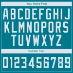 Custom Teal White V-Neck Basketball Jersey - Image 3